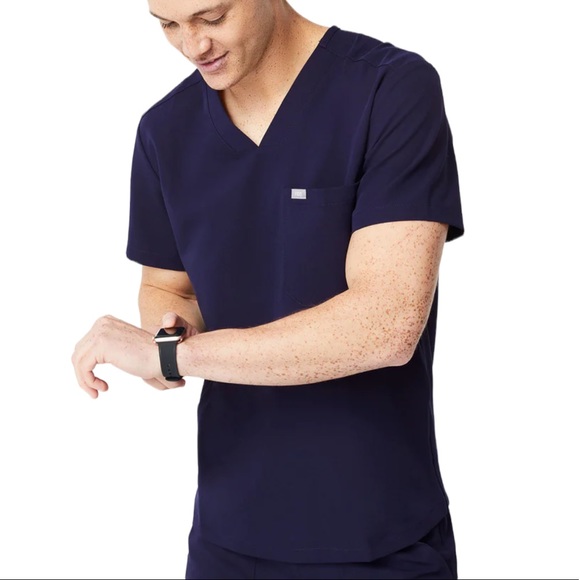 Figs Other - Figs Men’s Chisec Three Pocket Scrub Top Navy M